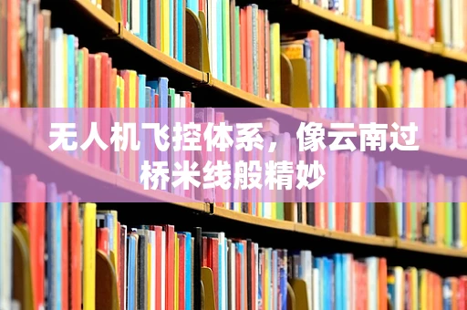无人机飞控体系，像云南过桥米线般精妙