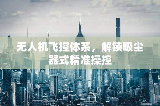 无人机飞控体系，解锁吸尘器式精准操控