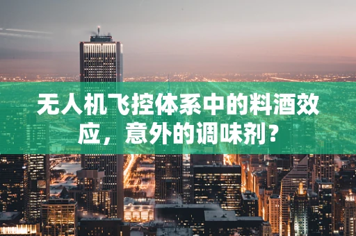 无人机飞控体系中的料酒效应，意外的调味剂？