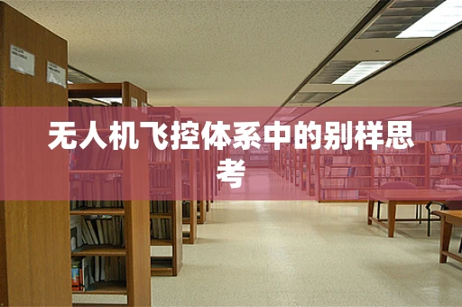 无人机飞控体系中的别样思考