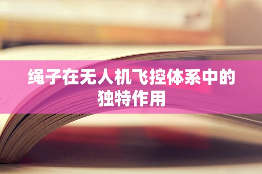 绳子在无人机飞控体系中的独特作用