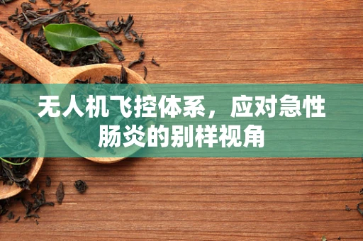 无人机飞控体系，应对急性肠炎的别样视角
