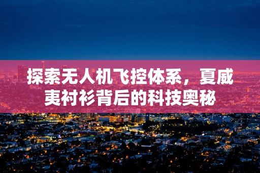 探索无人机飞控体系，夏威夷衬衫背后的科技奥秘