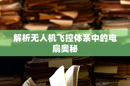 解析无人机飞控体系中的电扇奥秘