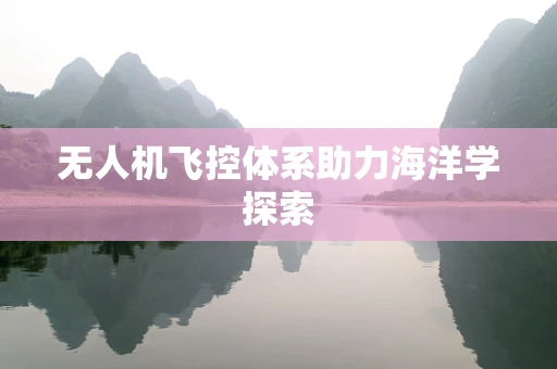 无人机飞控体系助力海洋学探索