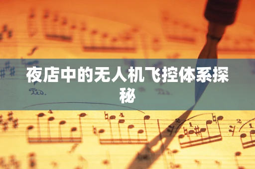 夜店中的无人机飞控体系探秘