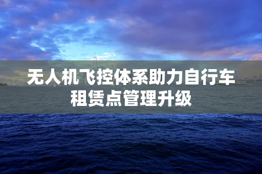 无人机飞控体系助力自行车租赁点管理升级