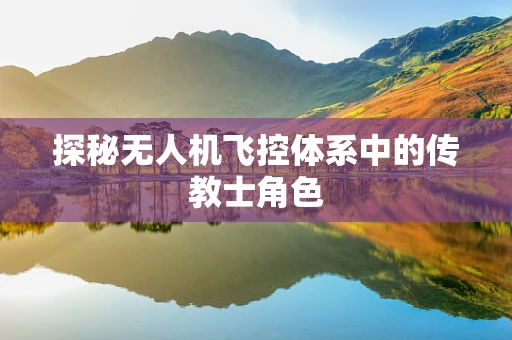 探秘无人机飞控体系中的传教士角色