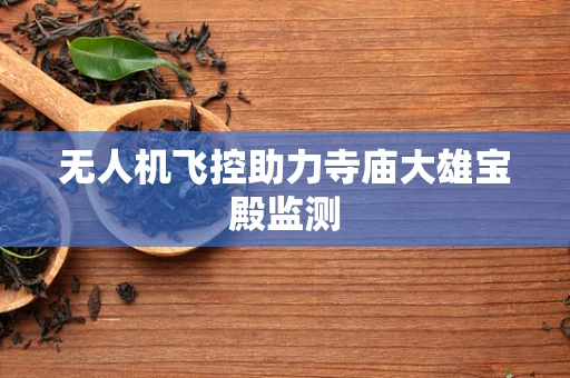 无人机飞控助力寺庙大雄宝殿监测