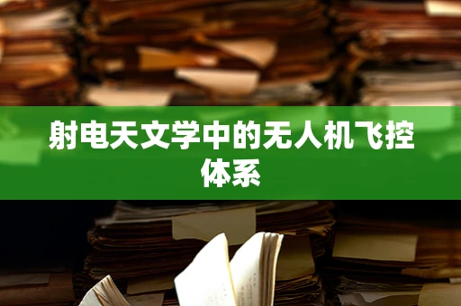 射电天文学中的无人机飞控体系