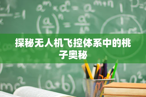 探秘无人机飞控体系中的桃子奥秘
