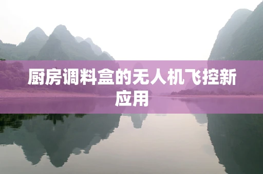 厨房调料盒的无人机飞控新应用
