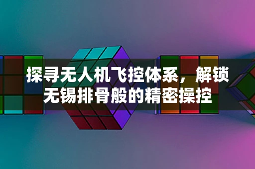 探寻无人机飞控体系，解锁无锡排骨般的精密操控