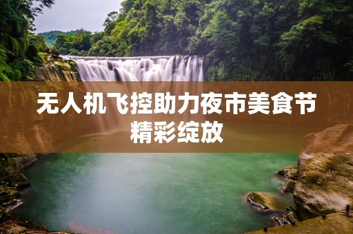 无人机飞控助力夜市美食节精彩绽放