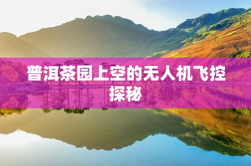 普洱茶园上空的无人机飞控探秘