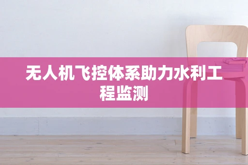 无人机飞控体系助力水利工程监测