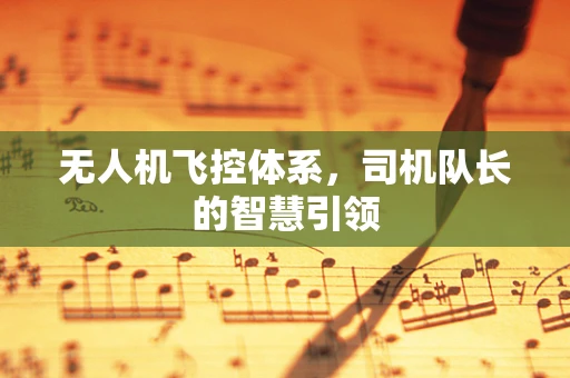 无人机飞控体系，司机队长的智慧引领