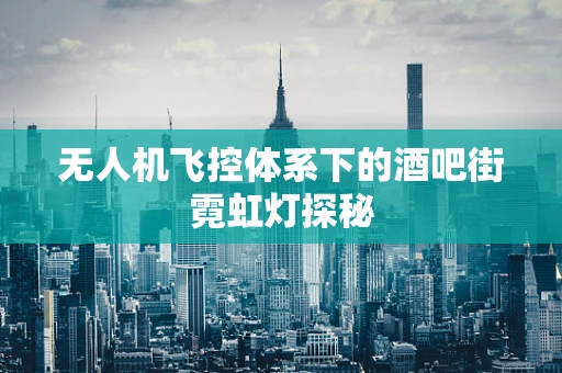 无人机飞控体系下的酒吧街霓虹灯探秘