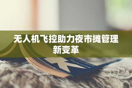 无人机飞控助力夜市摊管理新变革
