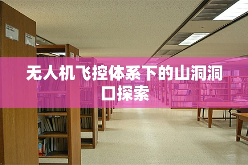 无人机飞控体系下的山洞洞口探索