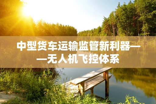 中型货车运输监管新利器——无人机飞控体系