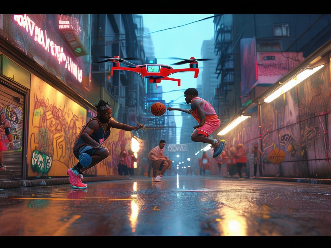 无人机飞控体系下的街头篮球之美