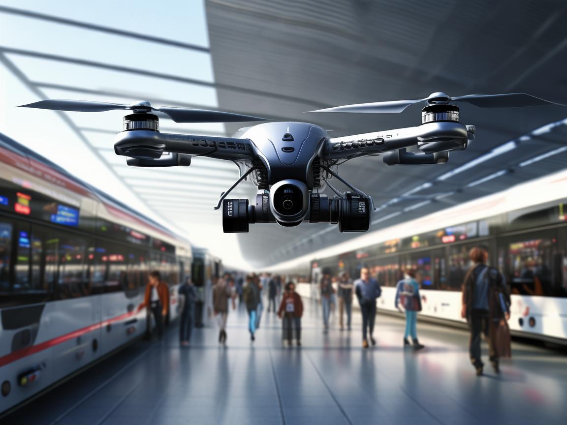 无人机飞控助力长途汽车站管理