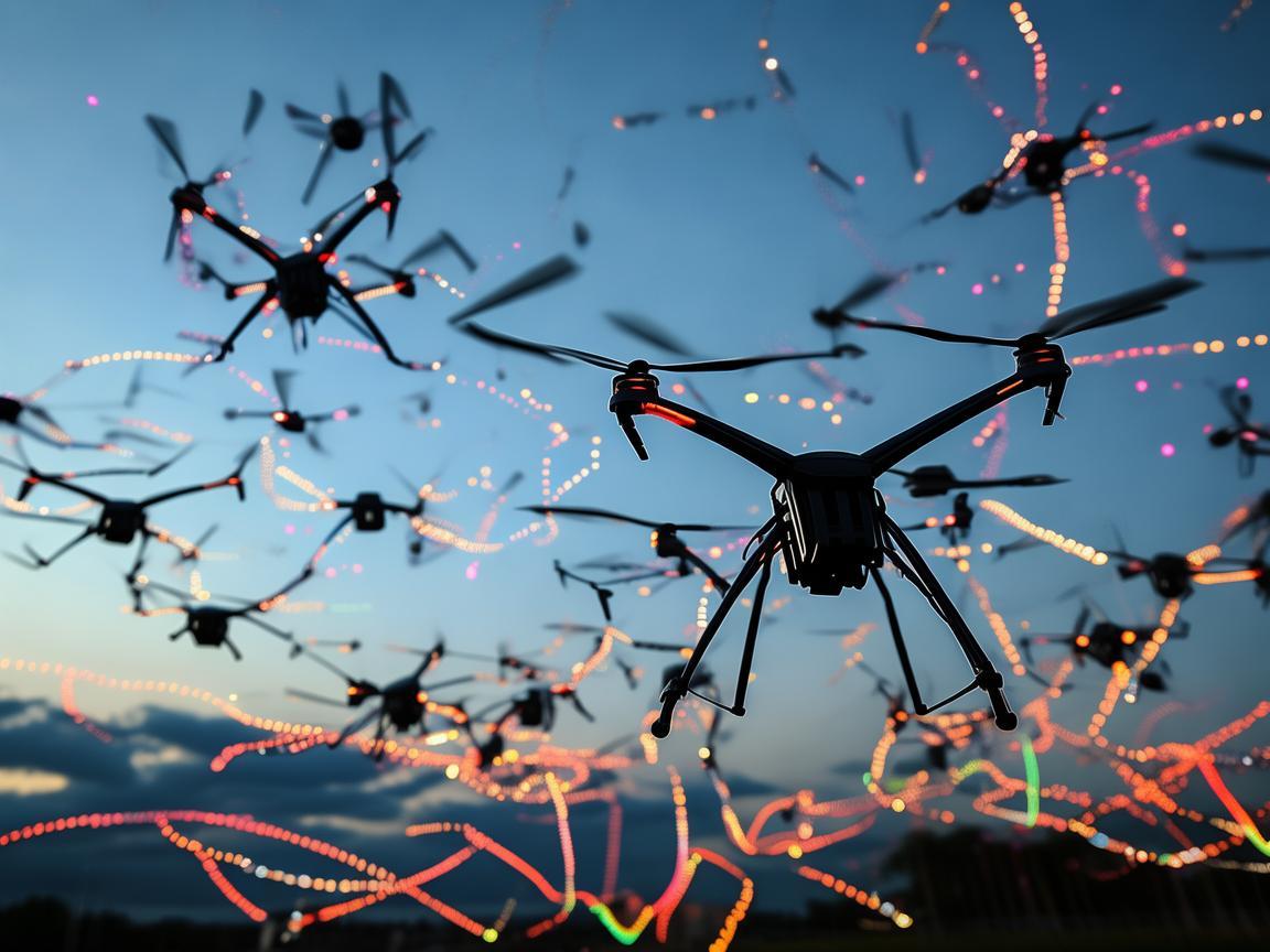 戏剧节上无人机飞控体系的精彩演绎