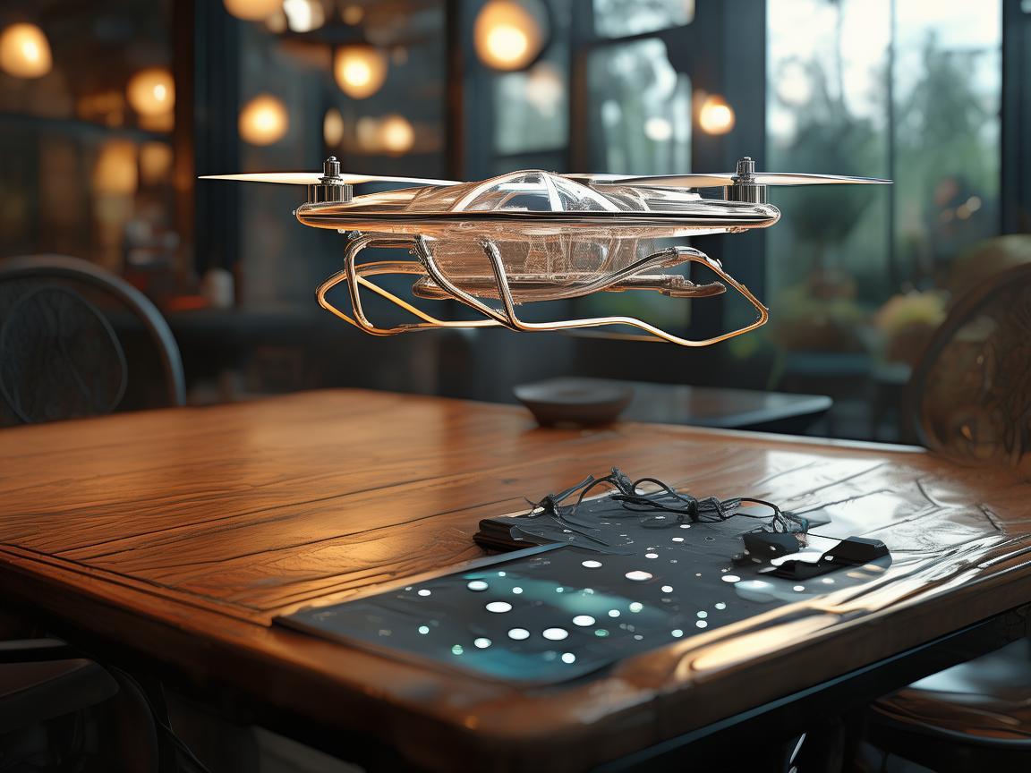 咖啡馆上空的无人机飞控奥秘