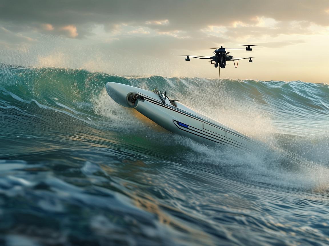 无人机飞控体系下的冲浪板新玩法