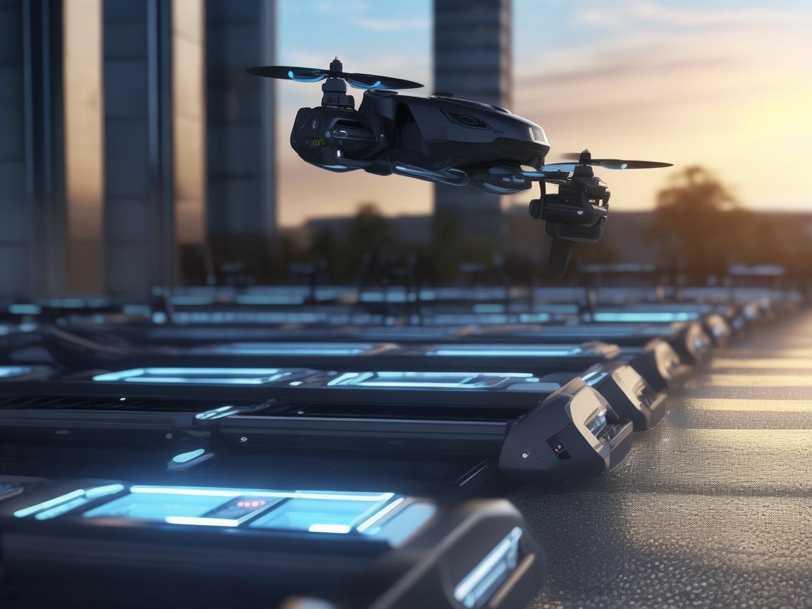 无人机飞控体系下的摩托车停车区智能管理