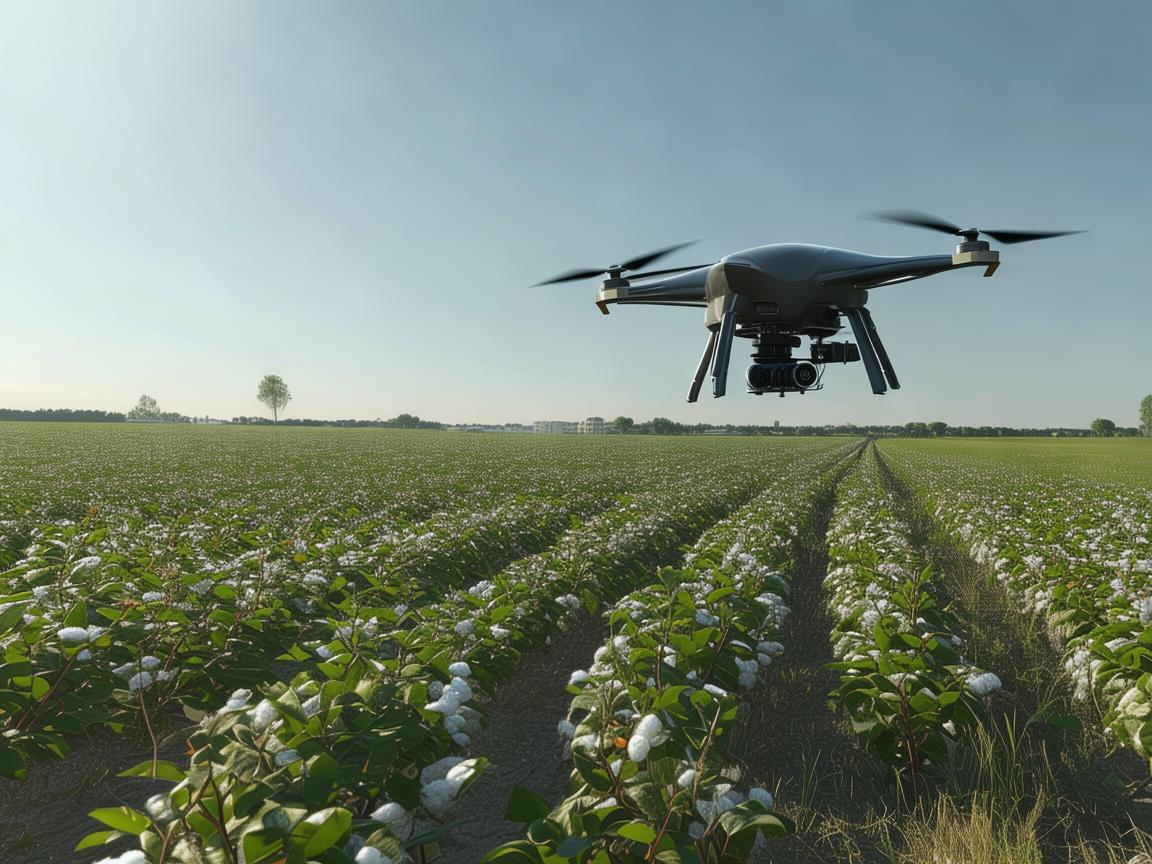 棉麻产业中的无人机飞控体系应用
